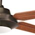 Progress Lighting Signature Plus II 54 In. 5-Blade LED Ceiling Fan W/ Light (Antique Bronze)