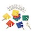 Adir Office Assorted Multi-Color Key Tag 100 Package Of 5