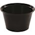 Empress Plastic Portion Cup 4oz Black, Case Of 2500