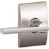Schlage Latitude Passage Lever, Satin Chrome