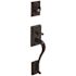Schlage F-Series Lock F58 Exterior Lever Addison Style Design Aged Bronze