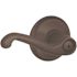 Schlage F-Series Lock F40 Privacy Lever Flair Lever Oil Rubbed Bronze