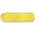 Rubbermaid Commercial Trapper Dust Mop, Looped-End Launderable, 5" X 48", Yellow