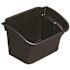 Rubbermaid Commercial 4 Gallon Utility Bin Black