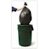 Rubbermaid Commercial 32 Gallon Round Brute Container, Plastic, Dark Green