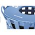 Alpine Industries Outdoor Metal Recycling Waste Receptacle - 38 Gallon, Blue