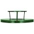 Alpine Industries Rain Bonnet Lid For Outdoor Metal Trash Can, 38-Gallon, Green