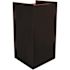 Alpine Industries 40 Gal Mahogany Finish Wooden Tray Top Waste Enclosure Trash