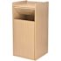 Alpine Industries 40 Gallon Oak Finish Wooden Tray Top Waste Enclosure