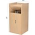Alpine Industries 40 Gallon Oak Finish Wooden Tray Top Waste Enclosure