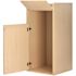 Alpine Industries 40 Gallon Oak Finish Wooden Tray Top Waste Enclosure
