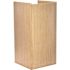 Alpine Industries 40 Gallon Oak Finish Wooden Tray Top Waste Enclosure