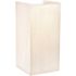 Alpine Industries 40 Gallon White Finish Wooden Tray Top Waste Enclosure Can