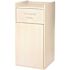 Alpine Industries 40 Gallon White Finish Wooden Tray Top Waste Enclosure Can