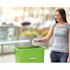 Alpine Industries Slim 23 Gallon Lime Green Waste Receptacle Trash Can