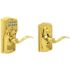 Schlage Camelot Keypad Entry With Flex-Lock, Brass