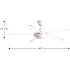 Progress Lighting Signature Plus II 54 In. 5-Blade LED Ceiling Fan W/ Light (White)