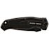 Klein Tools Black Drop-Point Blade Pocket Knife