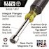 Klein Tools Magnetic Nut Drive Set With Hollow Shaft 3", Package of 2