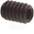 Generic 1/4"-20 X 3/8" Socket Set Screws, Hex/allen Drive, Black Oxide, Package Of 25