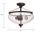 Nuvo Lighting Nuvo LightingThree-Light Semi-Flush Mount Sudbury Bronze