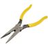 Klein Tools Heavy-Duty Long-Nose Side Cutting Crimping Plier 8"