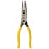 Klein Tools Heavy-Duty Long-Nose Side Cutting Crimping Plier 8"
