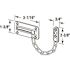 Generic Defender Sec Chain Dr Guard, Stl W/ Brass