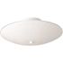 Progress Lighting White Three-Light Flush Fixturewith 14.5 X 7