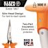 Klein Tools Heavy-Duty Long-Nose Cutting Plier 8"