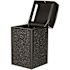 Alpine Industries Alpine Industries 40-Gallon All-Weather Trash Can With Grey Stone Panels
