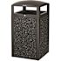 Alpine Industries Alpine Industries 40-Gallon All-Weather Trash Can With Grey Stone Panels