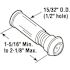 Generic Defender Sec 1/2in, Satin Nkl, 160 Degree Dr Viewer