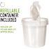 Alpine Industries Alpine Stainless Steel Built-in Trash Can and Gym Wipe Dispenser