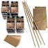 Aspect Metal 3x6 Short Grain Champagne Backsplash Kit