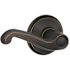 Schlage F-Series Lock F10 Passage Flair Lever Style Aged Bronze