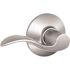 Schlage F-Series Lock F10 Passage Accent Lever Style Satin Chrome