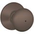 Schlage F-Series Lock F40 Privacy Knob Plymouth Knob Oil Rubbed Bronze