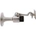 Ives Satin Chrome Brass Masonry Mounting Manual Wall Holder