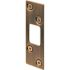 Generic Antique Brass High Security Deadbolt Strike, Package Of 2
