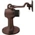 Ives Oil-Rubbed Bronze Brass Floor Stop And Manual Door Holder