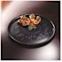 Emi Yoshi Clear/black Round Plastic Deli Mate Tray 12" Case Of 25