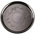 Emi Yoshi Clear/black Round Plastic Deli Mate Tray 12" Case Of 25