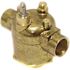 Schneider Valvezone 1/2" Sweat Three Way 3.0 Cv Two Position Valve Body