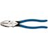 Klein Tools 9'' High-Leverage Side-Cutting Heavy-Duty Connector Crimping Pliers