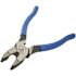 Klein Tools 9'' High-Leverage Side-Cutting Heavy-Duty Connector Crimping Pliers
