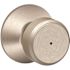 Schlage Bowery Privacy Knob, Satin NICKEL