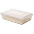 Rubbermaid Commercial Wite Polyethylne Food Strge Pn Lid 26" X 18" Package Of 6