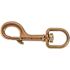 Klein Tools Steel Swivel Hook With Plunger Latch