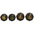 Klein Tools 4-Piece Cushion Grip Square Recess Screwdriver Set